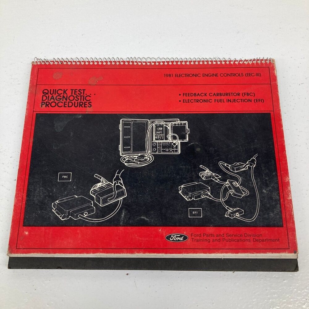 Ford EEC-III Quick-Test Diagnostics Procedures 1981
